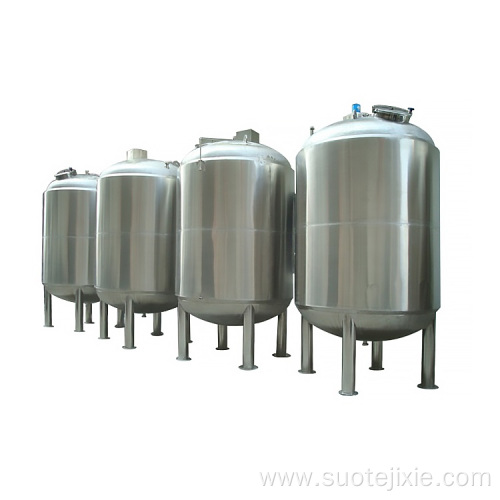 Sanitary customized storage tank